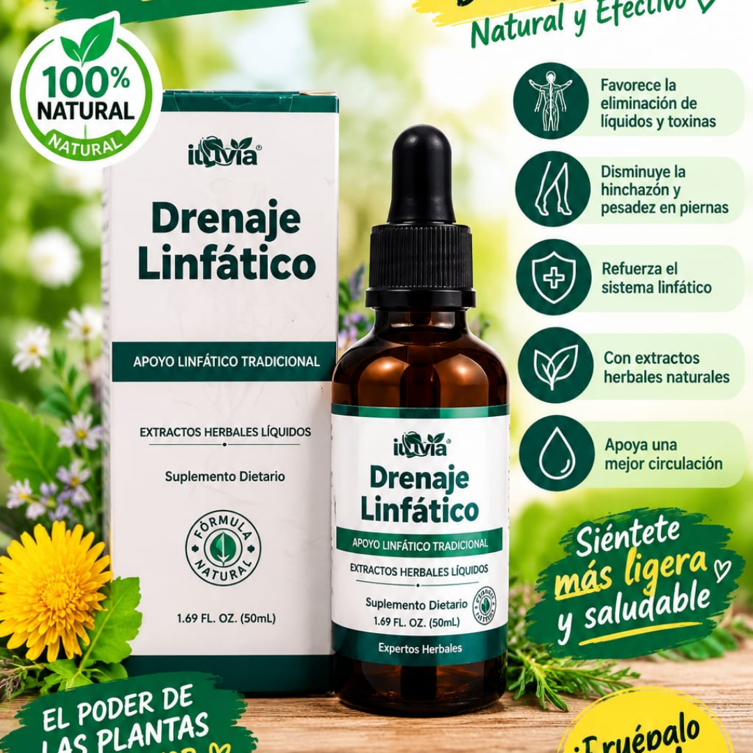 DRENAJE LINFATICO™ – EXTRACTOS HERBALES LÍQUIDOS 50ML