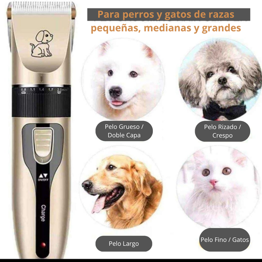 PET GROOMING HAIR CLIPPER ®- KIT CORTADOR DE PELO PARA MASCOTAS