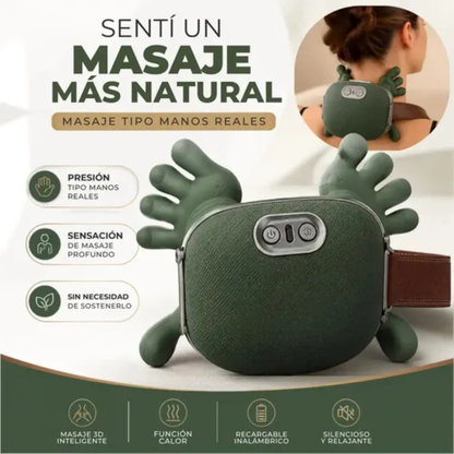 MASAJEADOR CERVICAL ERGONÓMICO MANITO PRO™ – CON CALOR INFRAROJO