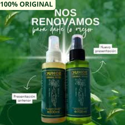 OUHOE® Natural Herbs – Tónico Estimulante para el Crecimiento Capilar
