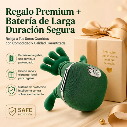 MASAJEADOR CERVICAL ERGONÓMICO MANITO PRO™ – CON CALOR INFRAROJO