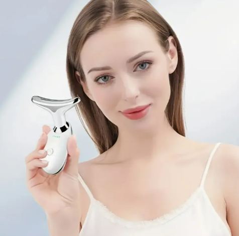 LIFTING FACIAL ULTRA®️MASAJEADOR FACIAL Y DE CUELLO LED -  DE PULSO INTENSO