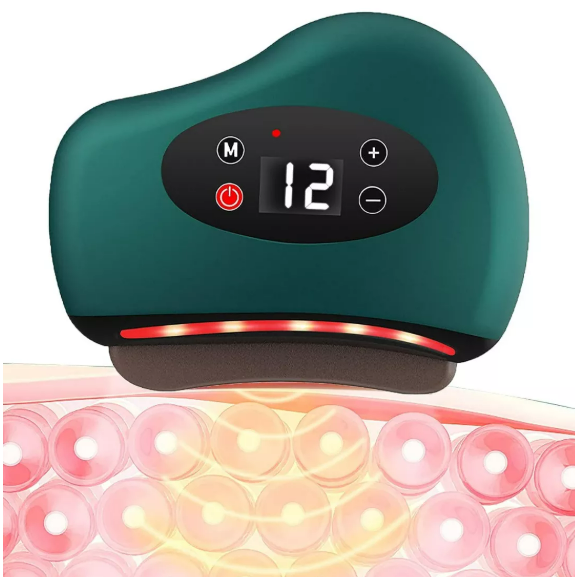 MASAJEADOR ELECTRICO GUA SHA – RELAJA, MOLDEA Y REJUVENECE TU PIEL 🔥