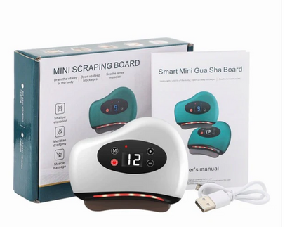 MASAJEADOR ELECTRICO GUA SHA – RELAJA, MOLDEA Y REJUVENECE TU PIEL 🔥