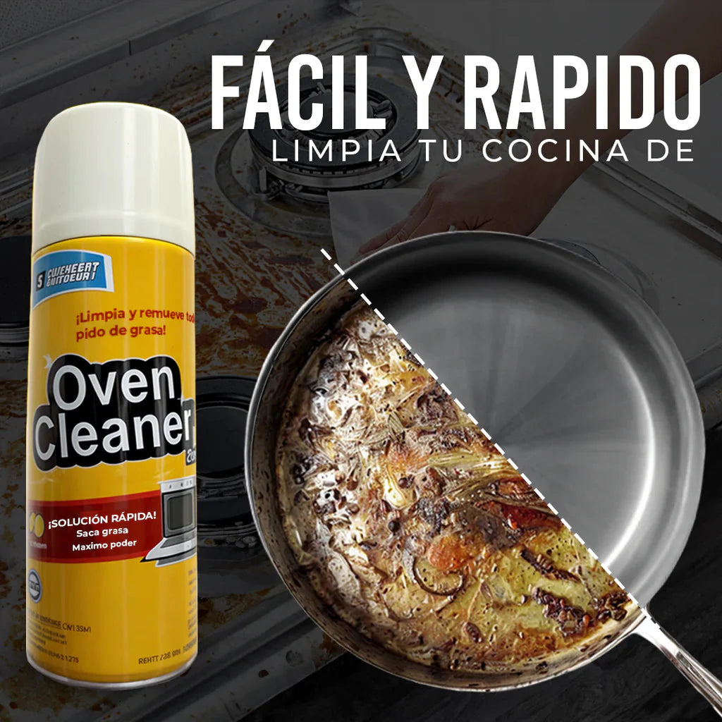 OVEN CLEANER SCHUBERT® - ESPUMA PODEROSA QUITA GRASA 100% EFECTIVO🧽